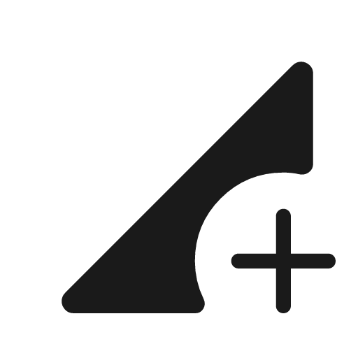 Signal cellular add rounded icon, rounded style, from Material Symbols Light
