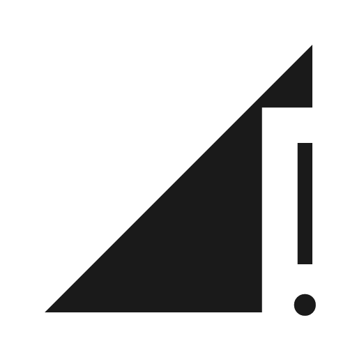 Signal cellular connected no internet 4 bar icon, solid style, from Material Symbols Light