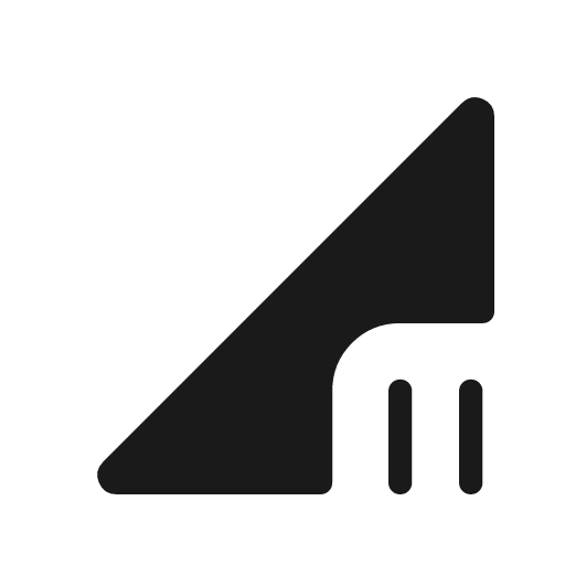 Signal cellular pause rounded icon, rounded style, from Material Symbols Light