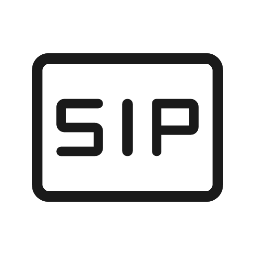 Sip outline rounded icon, rounded style, from Material Symbols Light