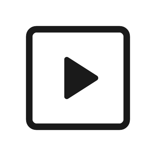 Slideshow outline rounded icon, rounded style, from Material Symbols Light