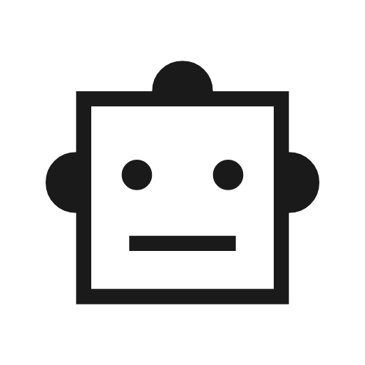 Smart toy outline sharp icon, sharp-cornered style, from Material Symbols Light