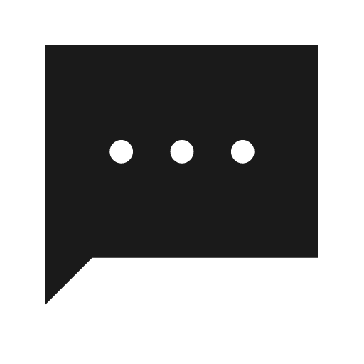Sms sharp icon, sharp-cornered style, from Material Symbols Light