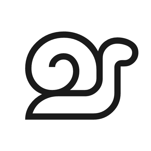 Snail outline icon, outline style, from Material Symbols Light