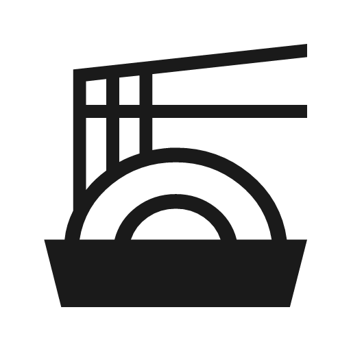 Soba sharp icon, sharp-cornered style, from Material Symbols Light