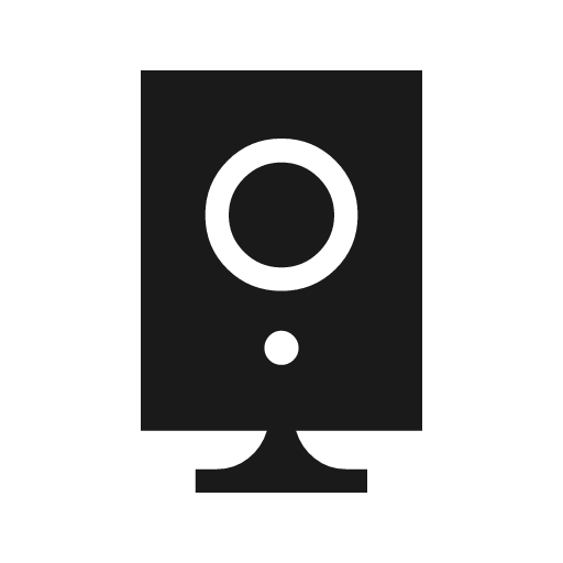 Speaker 2 sharp icon, sharp-cornered style, from Material Symbols Light