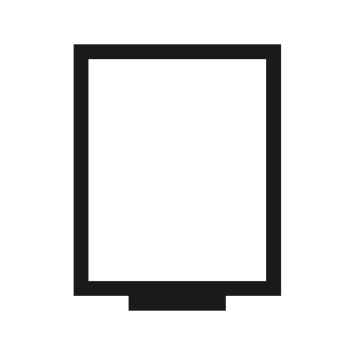 Speaker 3 outline sharp icon, sharp-cornered style, from Material Symbols Light