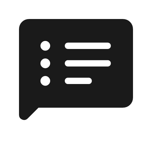 Speaker notes rounded icon, rounded style, from Material Symbols Light