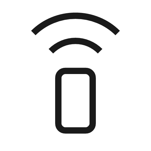 Speaker phone outline icon, outline style, from Material Symbols Light