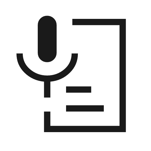 Speech to text 2 outline sharp icon, sharp-cornered style, from Material Symbols Light
