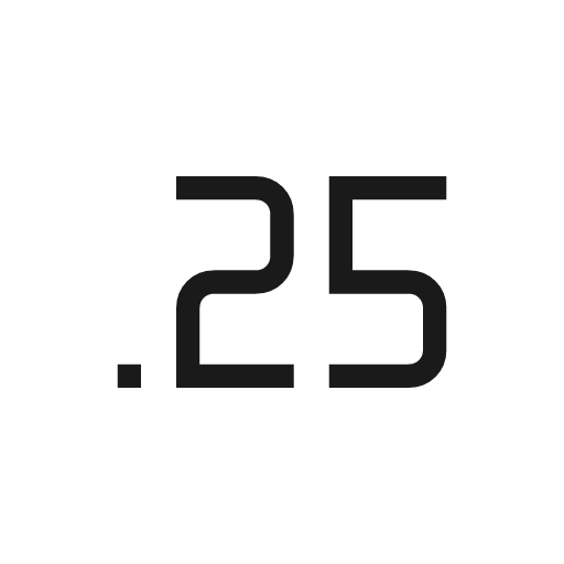 Speed 0 25 icon, solid style, from Material Symbols Light