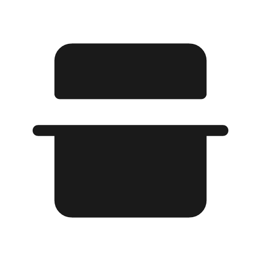 Split scene down rounded icon, rounded style, from Material Symbols Light