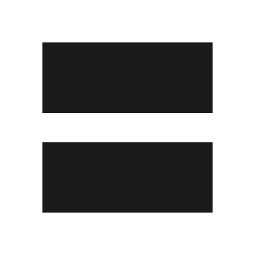 Splitscreen sharp icon, sharp-cornered style, from Material Symbols Light