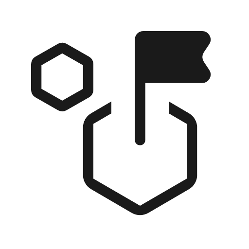 Strategy outline rounded icon, rounded style, from Material Symbols Light