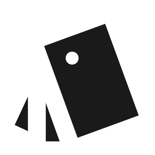 Style sharp icon, sharp-cornered style, from Material Symbols Light