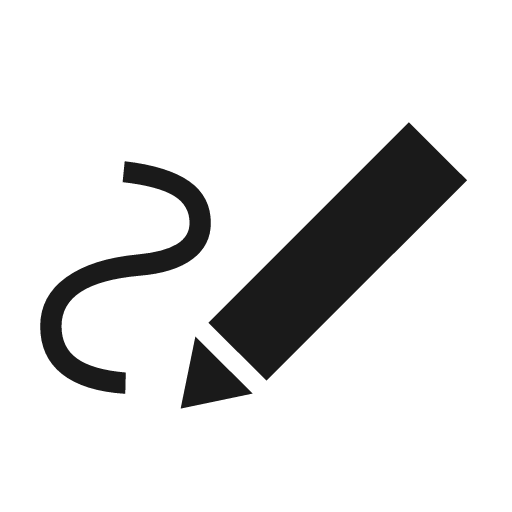 Stylus note sharp icon, sharp-cornered style, from Material Symbols Light