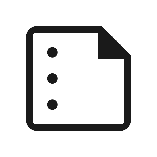 Summarize outline icon, outline style, from Material Symbols Light