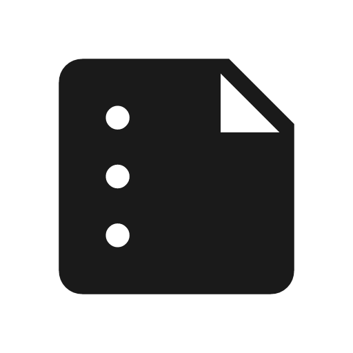 Summarize icon, solid style, from Material Symbols Light