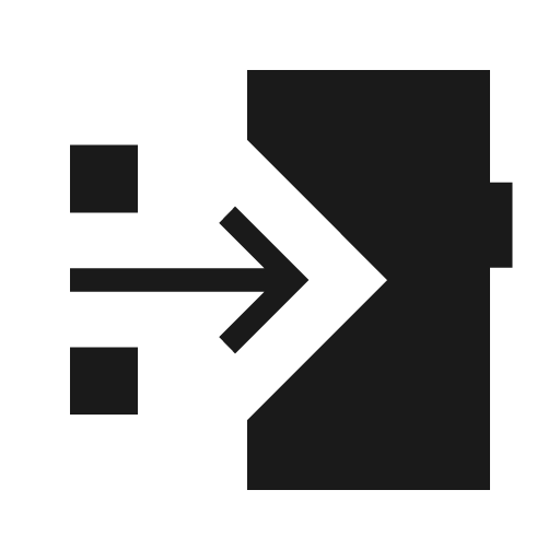 Switch access 3 sharp icon, sharp-cornered style, from Material Symbols Light