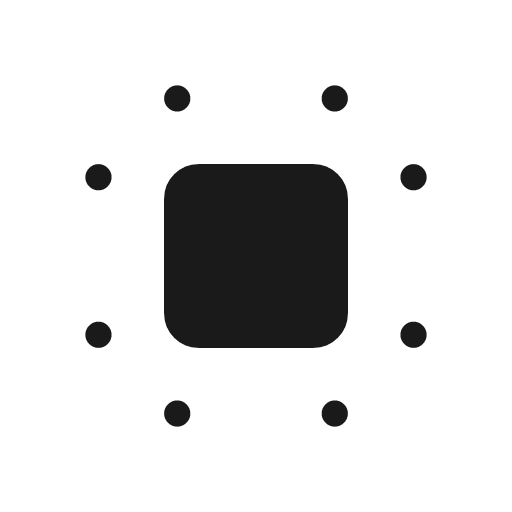 Switch access rounded icon, rounded style, from Material Symbols Light