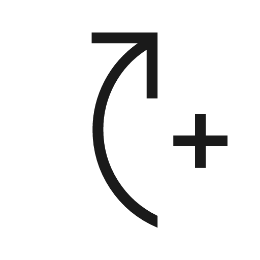 Switch access shortcut add icon, solid style, from Material Symbols Light