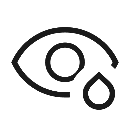 Symptoms outline icon, outline style, from Material Symbols Light