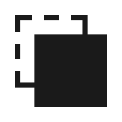 Tab inactive sharp icon, sharp-cornered style, from Material Symbols Light