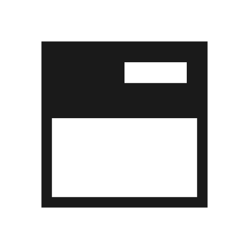 Tabs sharp icon, sharp-cornered style, from Material Symbols Light