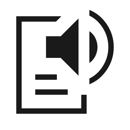 Text to speech sharp icon, sharp-cornered style, from Material Symbols Light