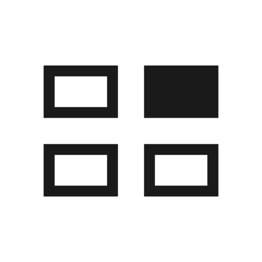 Tile small outline icon, outline style, from Material Symbols Light