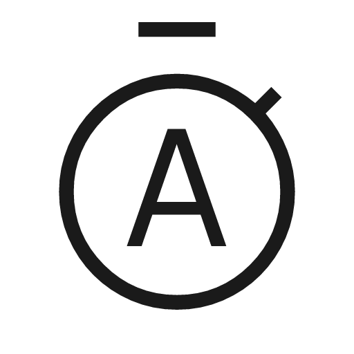 Time auto outline icon, outline style, from Material Symbols Light