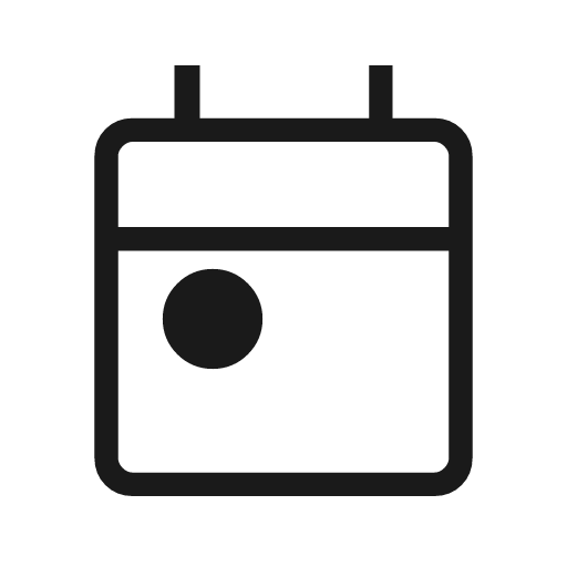 Today outline icon, outline style, from Material Symbols Light