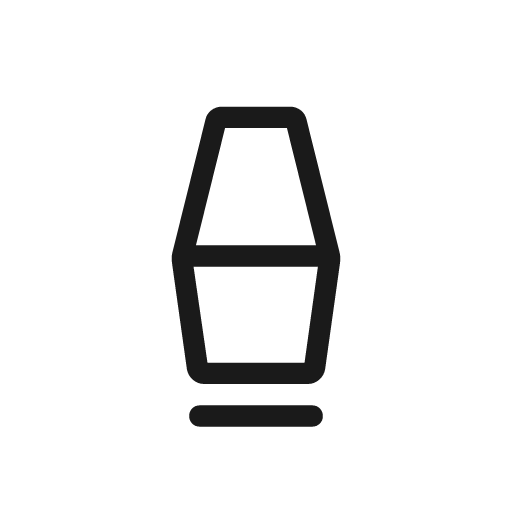 Tools flat head outline rounded icon, rounded style, from Material Symbols Light