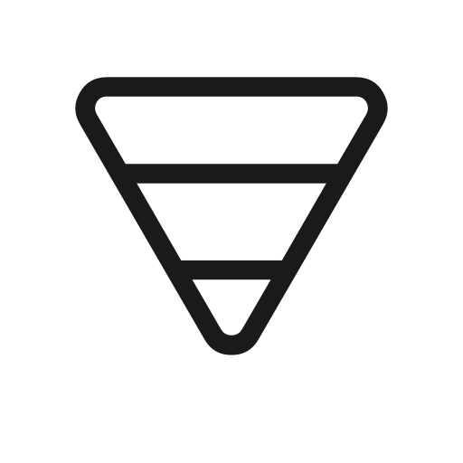 Tornado outline rounded icon, rounded style, from Material Symbols Light