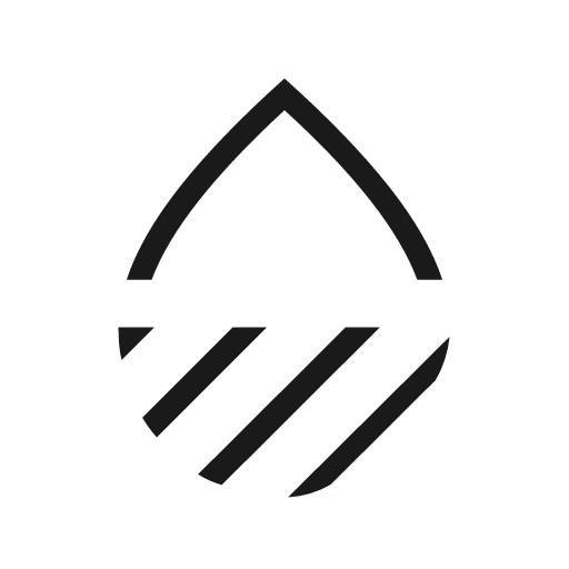 Total dissolved solids outline icon, outline style, from Material Symbols Light