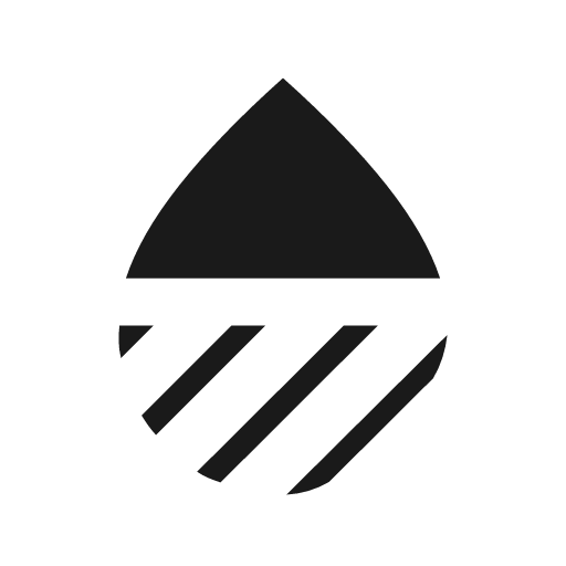 Total dissolved solids icon, solid style, from Material Symbols Light