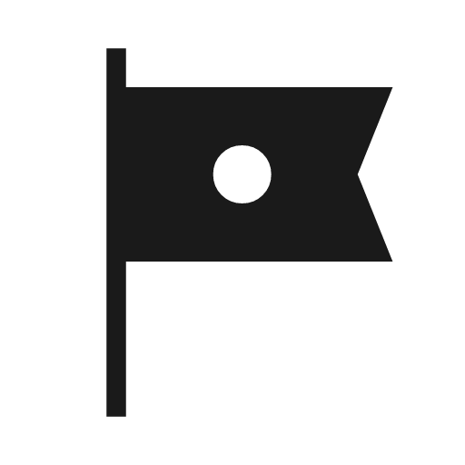 Tour icon, solid style, from Material Symbols Light