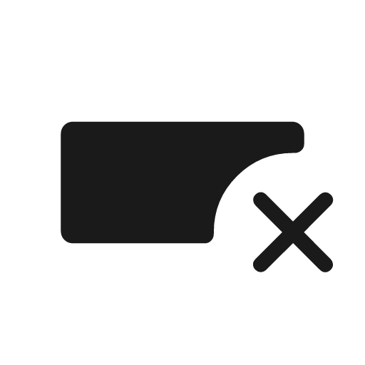 Variable remove rounded icon, rounded style, from Material Symbols Light