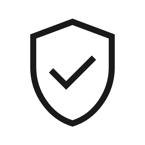 Verified user outline icon, outline style, from Material Symbols Light