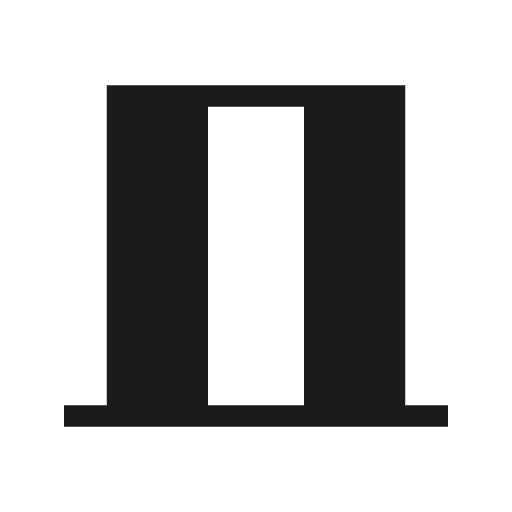 Vertical shades icon, solid style, from Material Symbols Light