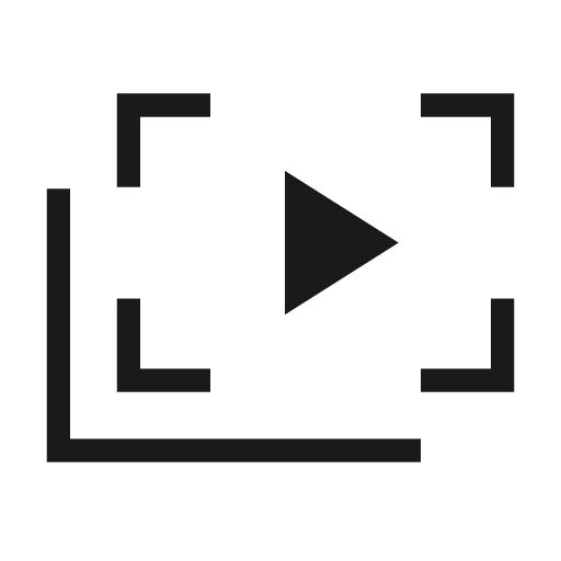 Video frame copy sharp icon, sharp-cornered style, from Material Symbols Light