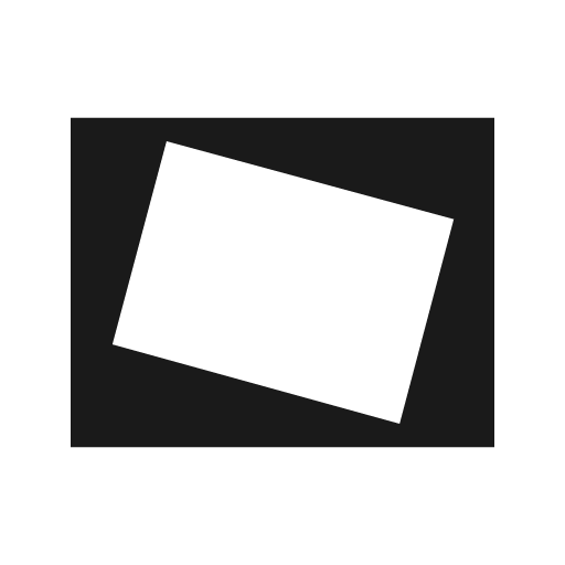 Video stable sharp icon, sharp-cornered style, from Material Symbols Light