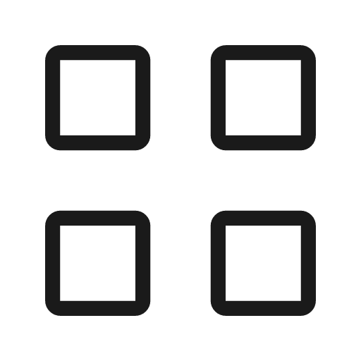 View comfy alt outline rounded icon, rounded style, from Material Symbols Light