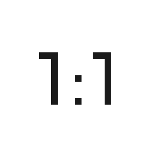 View real size icon, solid style, from Material Symbols Light