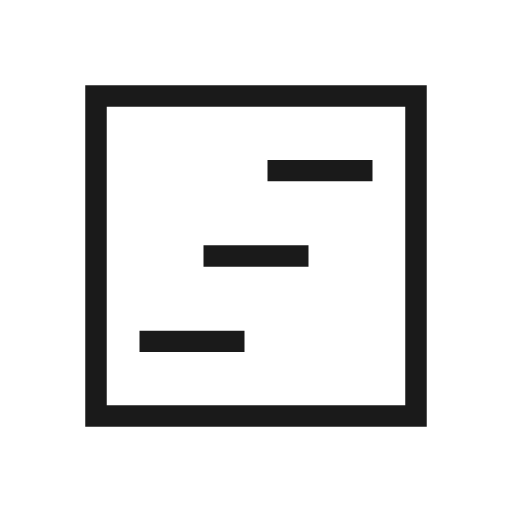 View timeline outline sharp icon, sharp-cornered style, from Material Symbols Light