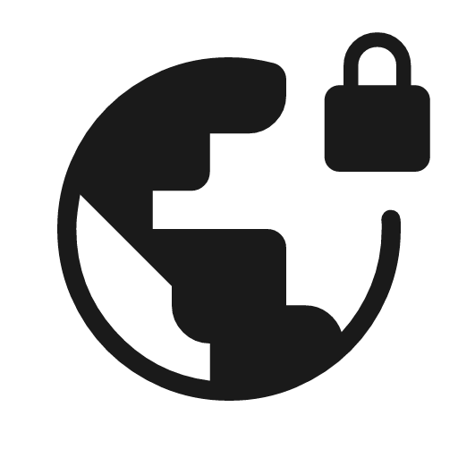 Vpn lock rounded icon, rounded style, from Material Symbols Light