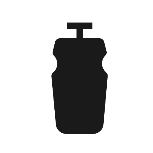 Water bottle icon, solid style, from Material Symbols Light