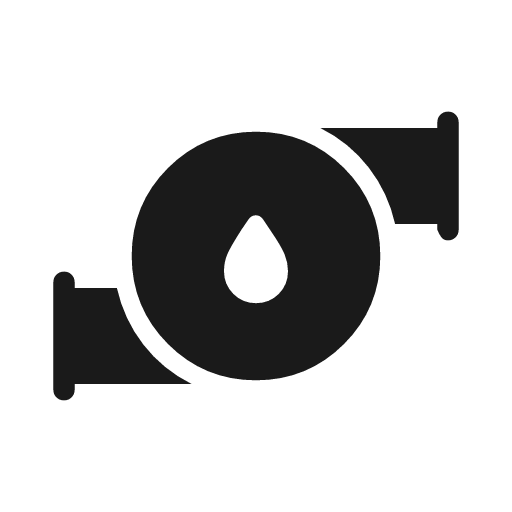 Water pump rounded icon, rounded style, from Material Symbols Light