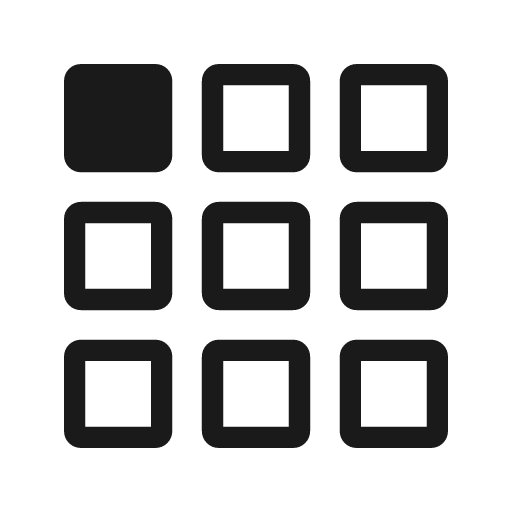 Widget small outline rounded icon, rounded style, from Material Symbols Light
