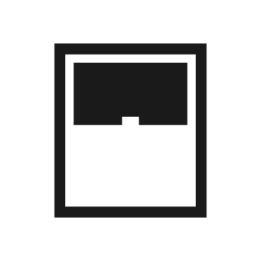 Window open icon, solid style, from Material Symbols Light